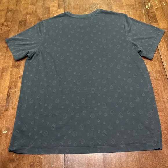 Nike Shirt Mens XL Black Red Short‎ Sleeve Tee Raindrop Center Check T-shirt - Picture 4 of 7